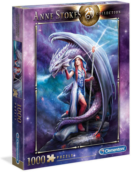 Clementoni Anne Stokes Collection - Dragon Mage, 1000 Teile (39525)