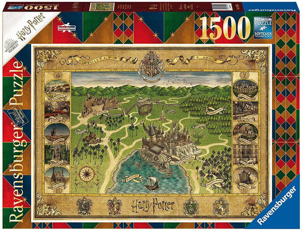 Ravensburger Hogwarts Karte (1500 Teile)