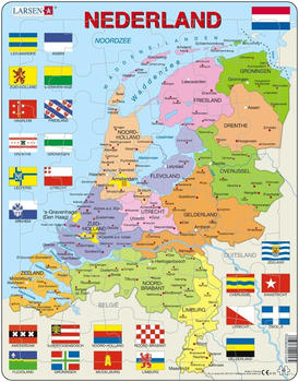 Larsen Die Niederlande (auf Holländisch) 48 Teile - K53-NL