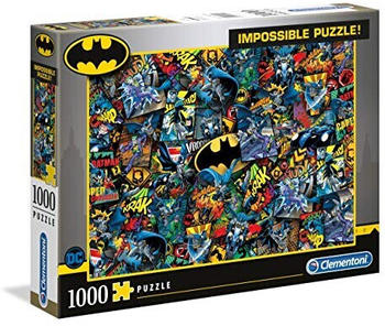 Clementoni Batman-Impossible Puzzle, 1000 Teile (39575)