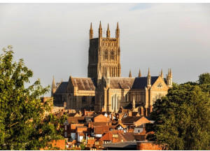 Grafika Worcester Cathedral viewed from Fort Royal Park 1500 Teile Puzzle Grafika-T-00936