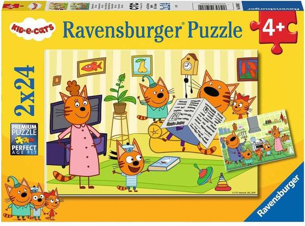 Ravensburger 2 Puzzles - Kid e Cats 24 Teile - 05080
