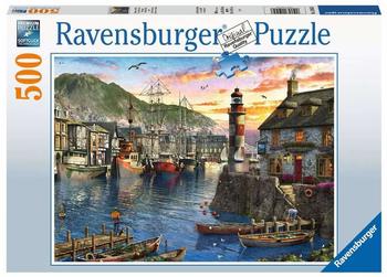 Ravensburger Puzzle Morgens am Hafen - 500 Teile