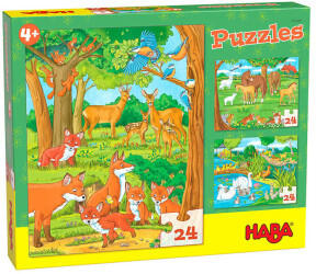 HABA Tierfamilien (3x24 Teile)