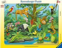 RAVENSBURGER 05140, RAVENSBURGER 5140 Kinderpuzzle Tiere im Regenwald