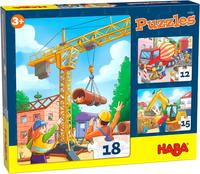 Haba Baustellenfahrzeuge (12, 15, 18 Teile)