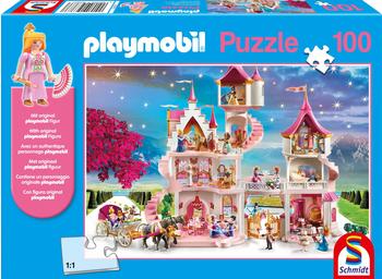 Schmidt-Spiele Playmobil - Prinzessinnenschloss, 100 Teile, mit Add-on, Original Figur (56383)