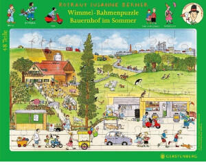 Gerstenberg Verlag Wimmel-Rahmenpuzzle Bauernhof