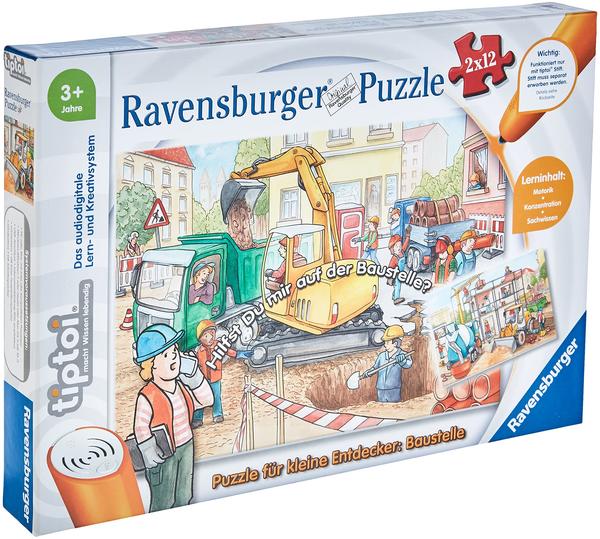 Ravensburger tiptoi - Puzzle für kleine Entdecker: Baustelle
