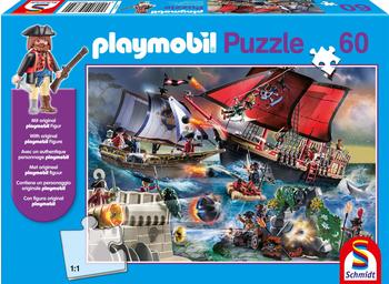 Schmidt-Spiele Playmobil - Piraten, 60 Teile, mit Add-on, Original Figur (56382)
