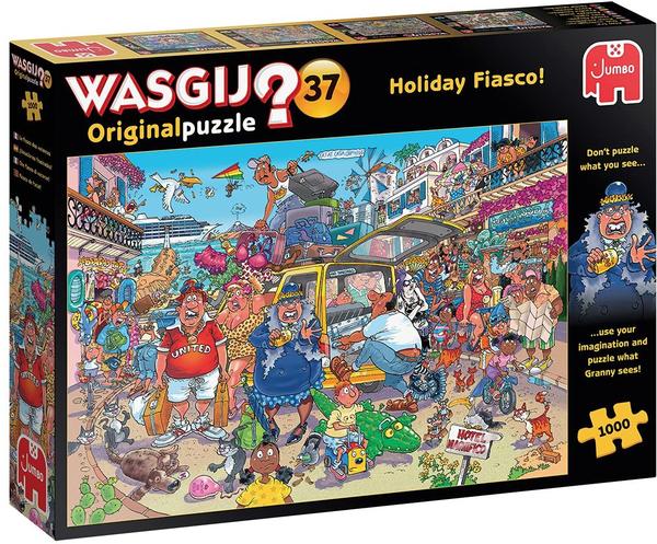 Jumbo Spiele - Wasgij Original 37 - Holiday Fiasco, 1000 Teile (25004)