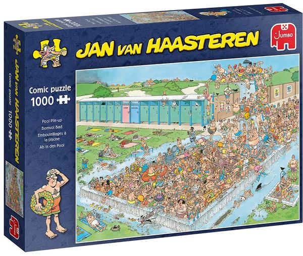 Jumbo Spiele - Jan van Haasteren - Ab in den Pool, 1000 Teile (20039)