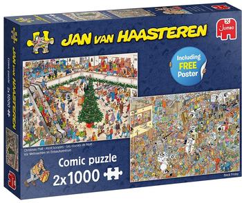 Jumbo Spiele - Jan van Haasteren - Weihnachtseink&auml;ufe, 2x 1000 Teile (20033)