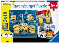 RAVENSBURGER 05082, RAVENSBURGER 05082 Witzige Minions - 3x49 Teile Puzzle