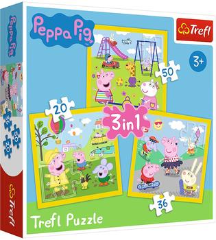 Trefl Peppa Pig 3 in 1 Puzzle