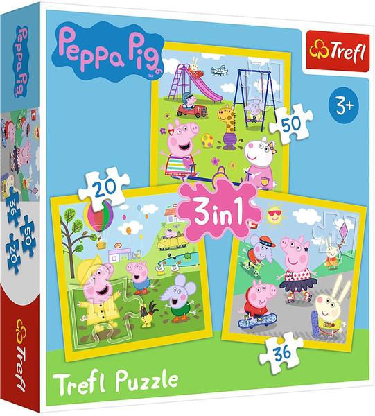 Trefl Peppa Pig 3 in 1 Puzzle