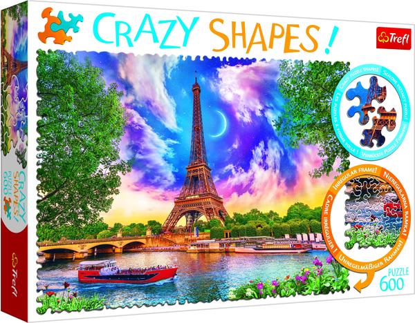 Trefl Crazy Shapes! - schöner Himmel über Paris (600 Teile)