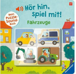 Ravensburger Hör hin, spiel mit! Mein Puzzle-Soundbuch: Fahrzeuge