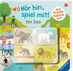 Ravensburger Hör hin, spiel mit! Mein Puzzle-Soundbuch: Im Zoo