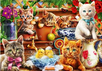 Bluebird Puzzle Kittens in the Potting Shed (1000 Teile)