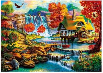 Bluebird Puzzle Country House by the Water Fall (1000 Teile)