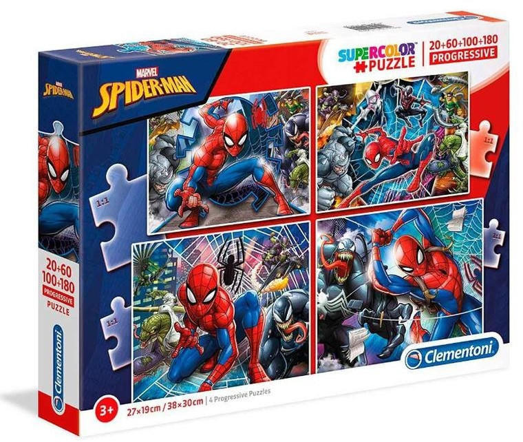Clementoni Supercolor Puzzle Maxi Puzzle 60 Pezzi Cartoni Animati per
