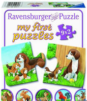 Ravensburger 05072 - my first puzzles, Tierfamilien auf dem Bauernhof, 9x2 Teile