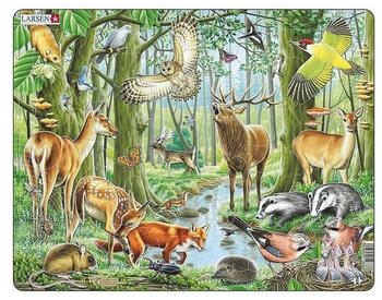 Larsen Tiere des europäischen Waldes 40 Teile - FH17