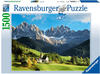 Ravensburger Puzzle 162697 Blick auf die Dolomiten 1500 Teile