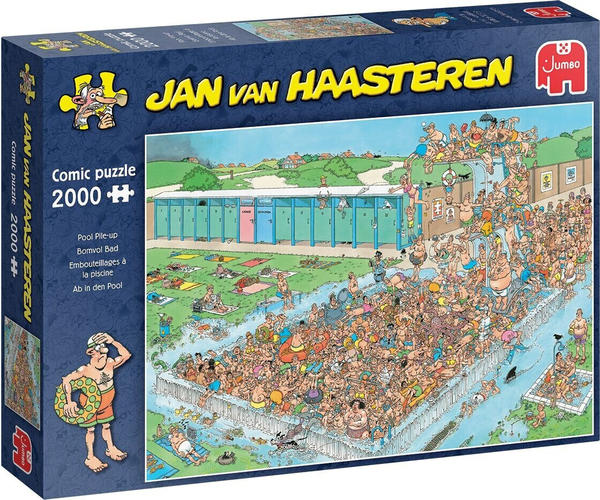 Jumbo Spiele - Jan van Haasteren - Ab in den Pool, 2000 Teile (20040)