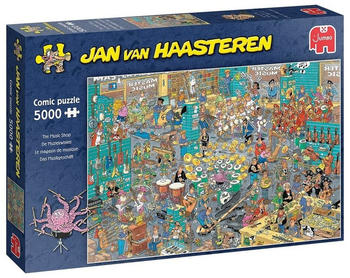 Jumbo Jan van Haasteren Comic Puzzle Das Musikgesch&auml;ft 5000 Teile