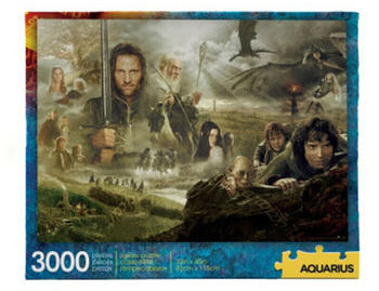 Aquarius Puzzle Herr der Ringe Saga 3000 Teile