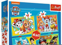 4 in 1 Puzzle - Paw Patrol (Kinderpuzzle)
