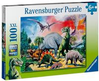 Puzzle Ravensburger Unter Dinosauriern 100 Teile XXL