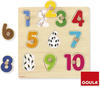 Jumbo Spiele Goula Holzpuzzle Zahlen, 10-teilig Zahlenpuzzle, Spielwaren