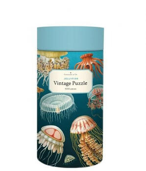 Cavallini Vintage Quallen Puzzle 55 x 70cm 1000 Teile