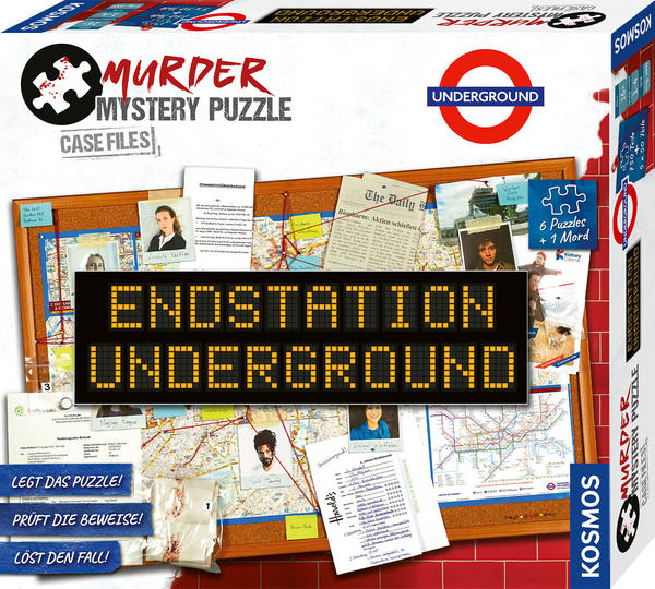 Kosmos Murder Mystery Puzzle - Endstation Underground (750 Teile)