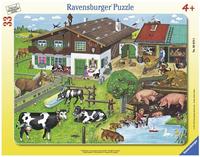 Rahmenpuzzle Ravensburger Tierfamilien 33 Teile