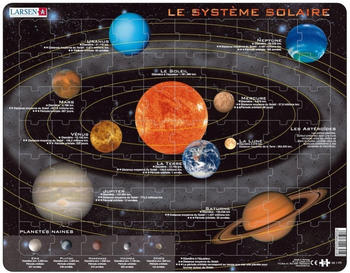Larsen Das Sonnensystem (auf Französisch) 70 Teile - SS1-FR