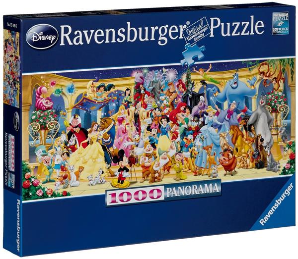 Ravensburger Puzzle Disney Gruppenfoto Erwachsenenpuzzle Panorama 1000 Teile 