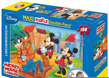 Lisciani Maxi Puzzle Double face - Mickey Mouse and Friends