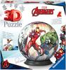 Ravensburger 3D Puzzle 11496 - Puzzle-Ball Avengers - 72 Teile - Puzzle-Ball für