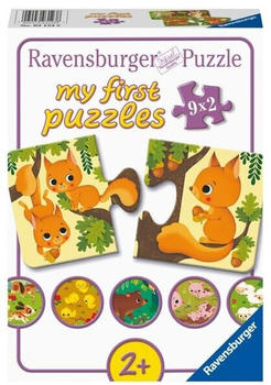 Ravensburger Tiere und ihre Kinder 9 X 2 Teile