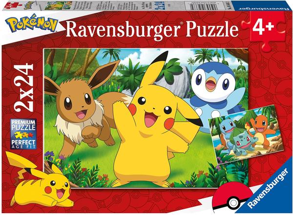 Ravensburger Pokémon Pikachu und seine Freunde 2 x 24 Teile
