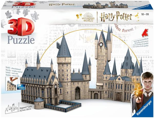 Ravensburger 3D Puzzle Harry Potter: Hogwarts - Große Halle und Astronomieturm 2in1 1080 Teile (114979)