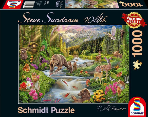 Schmidt-Spiele Wildtiere am Waldesrand 1000 Teile