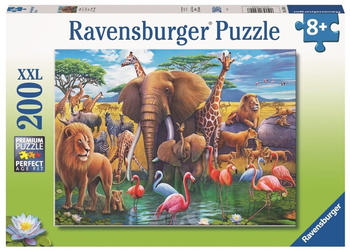 Ravensburger Puzzle Tiere an der Tr&auml;nke 200 Teile (132928)