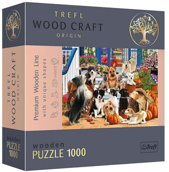 Trefl Holzpuzzle Hundefreundschaft 1000 Teile