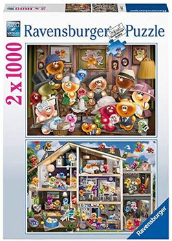 Ravensburger Puzzle Lustige Gelinis 2x1000 Teile (80527)