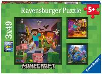 Ravensburger Puzzle 056217 Minecraft Biomes 3x49 Teile